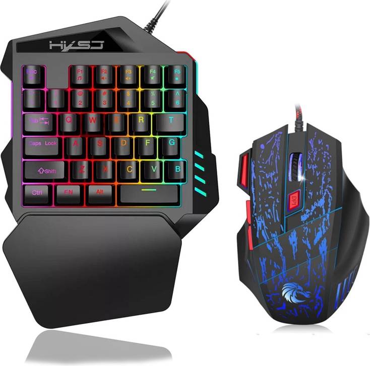 Mini One-Hand Mechanical Gaming Keyboard