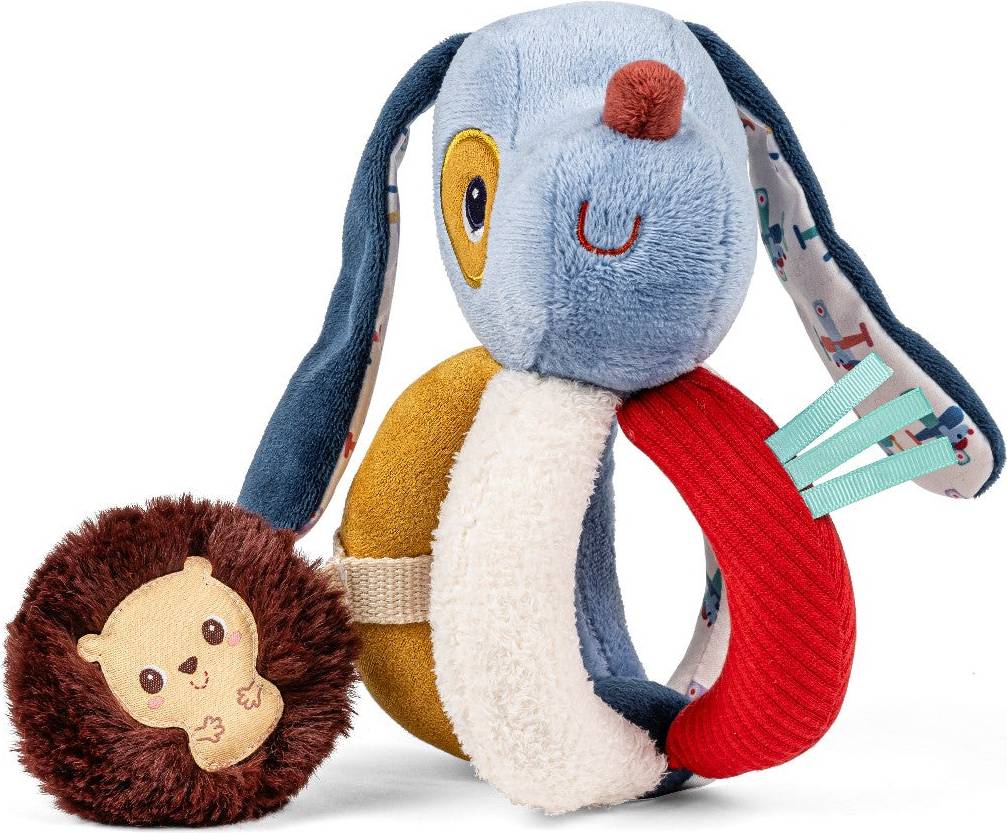 Blue Rattle With Handles