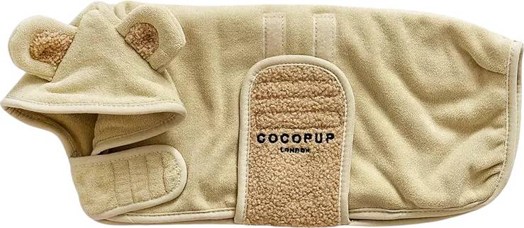 Cocopup Teddy Dog Drying Robe Multi Medium