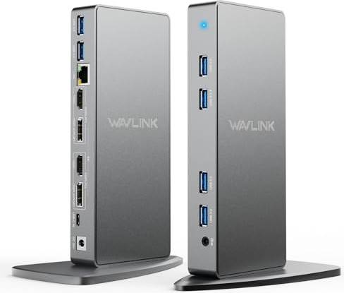 DisplayLink Docking Station Dual Monitor 14-In-1