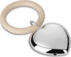 Newbridge Silverware Heart Baby Rattle