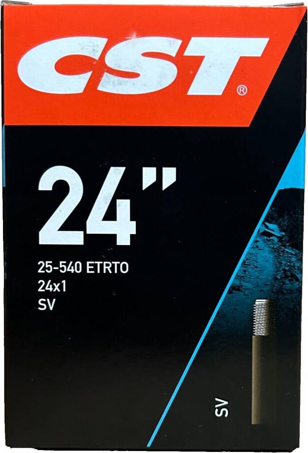 CST Inner Tube 25-540 Rak Schrader Valve SV Rullstol 24x1