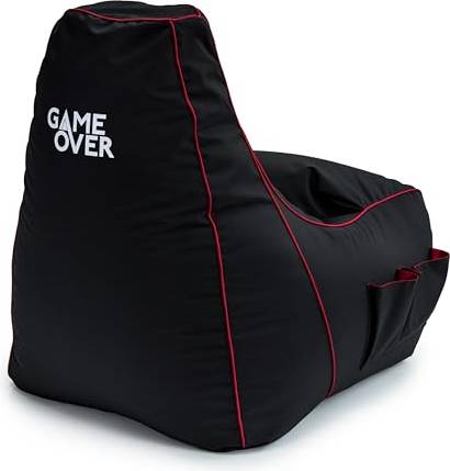 Gaming bean bag chair Game Over Fire Rune Video Gaming Bean Bag Chair