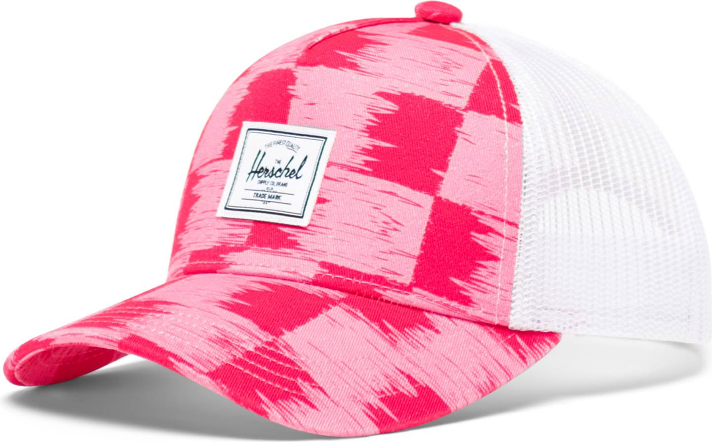 Herschel Kids Whaler Cott Mesh Check Yourself Raspberry A-Frame Trucker - Rosa