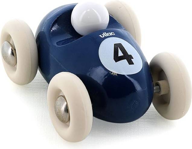 Vilac Vintage Mini Racerbil Nr 4 Matrosblå
