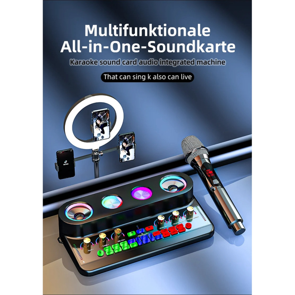 Spactz S20 Professional Audio Sound Card with Customize Module