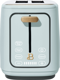 Beautiful Beautiful 2 Slice Toaster with Touch-Activated Display Hydrangea
