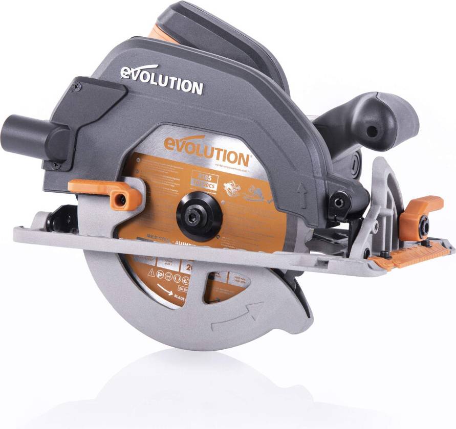 Evolution Power Tools R185CCS Circular Saw with TCT Multi-Material Blade