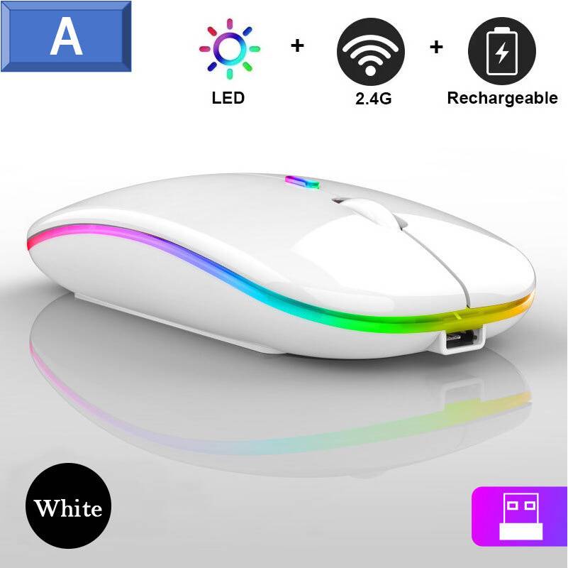 Maxpower Silent Bluetooth Mouse LED Optical USB Wireless