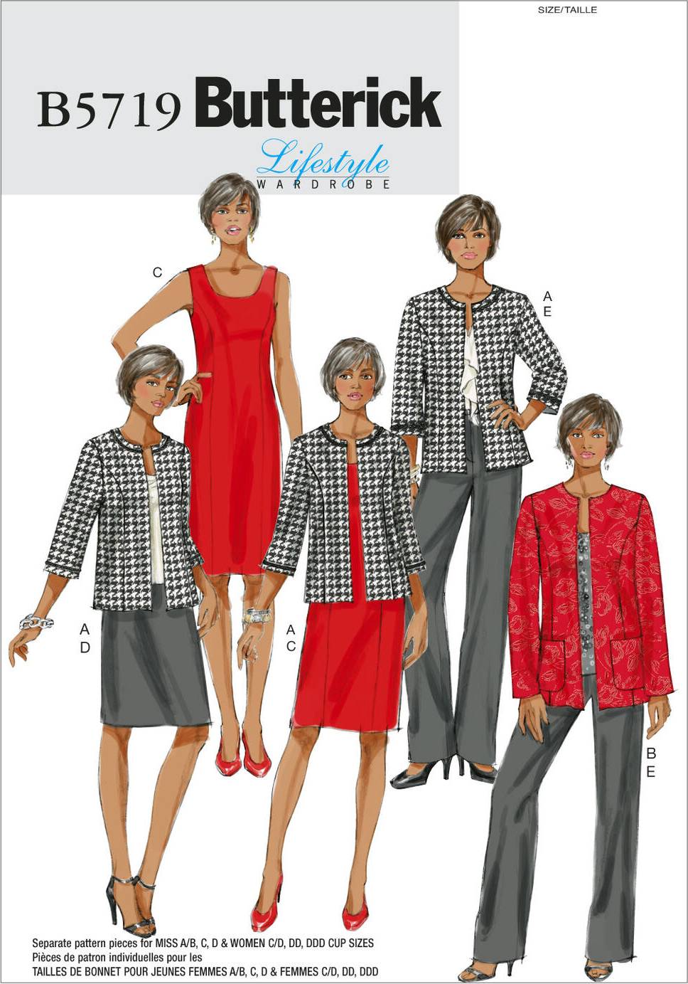 Buttericks Butterick Paper Sewing Pattern 5719