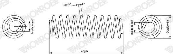 Monroe SP4475 Coil Spring