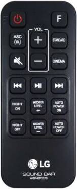 LG MA5 Soundbar Remote Control