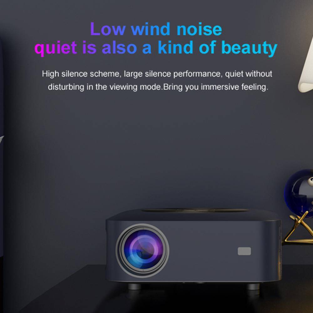 Andoer Mini Projector with Tripod Rack 4K