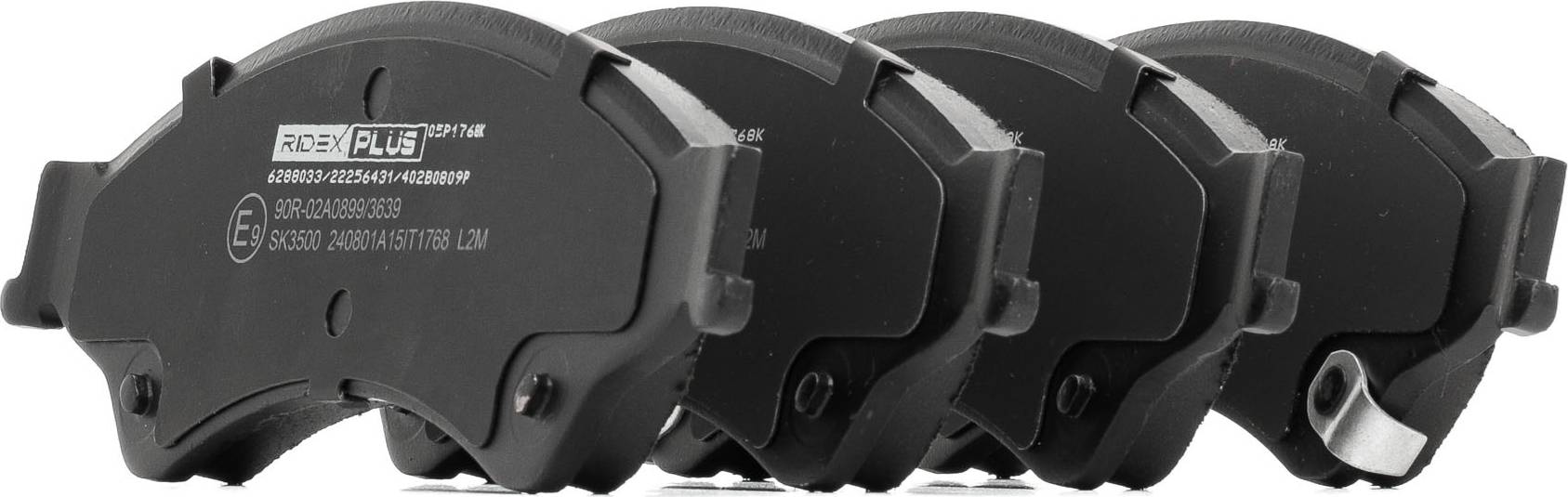 Ridex Brake Pad Set Front Axle 402B0809P