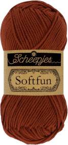 Scheepjes Softfun Garn Unicolor 2650 Rost