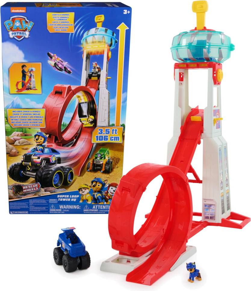 Paw patrol tower Paw Patrol Rescue Wheels Super Loop Tower HQ
