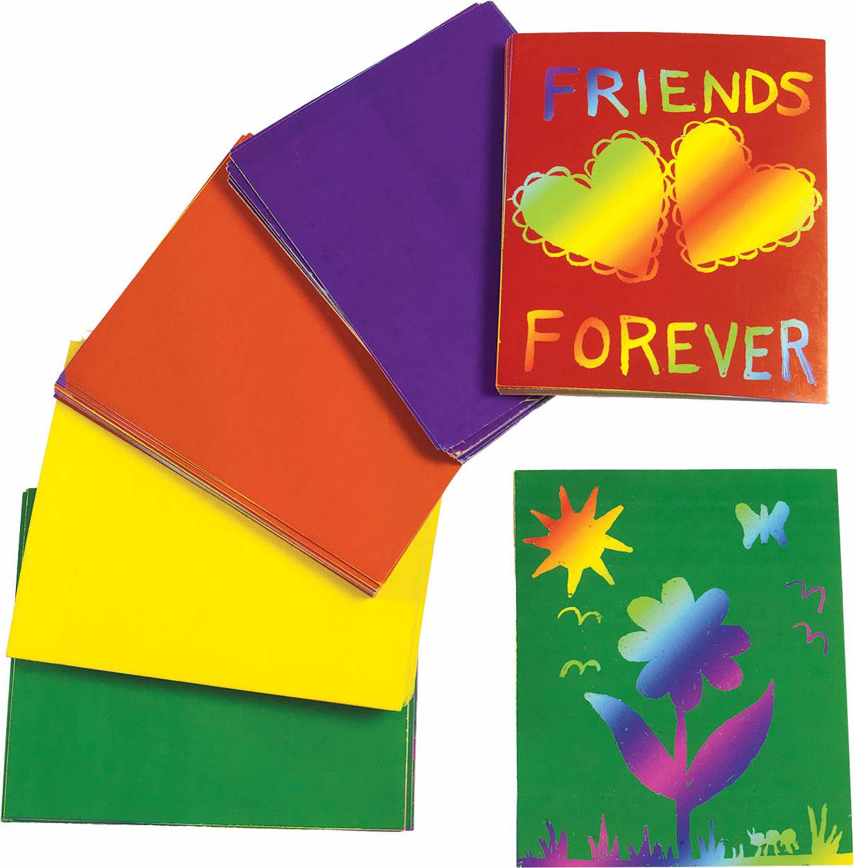 Colorations Color Scratch Card Design 100p
