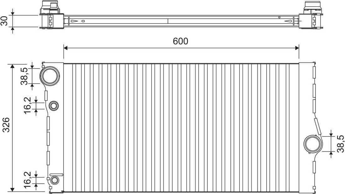 Valeo Radiator 701193