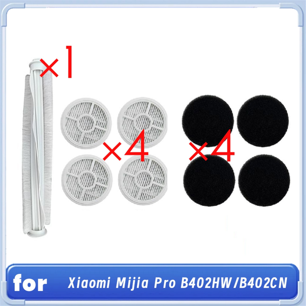 Melitt 9PCS Main Brush Filter Sponge Kit