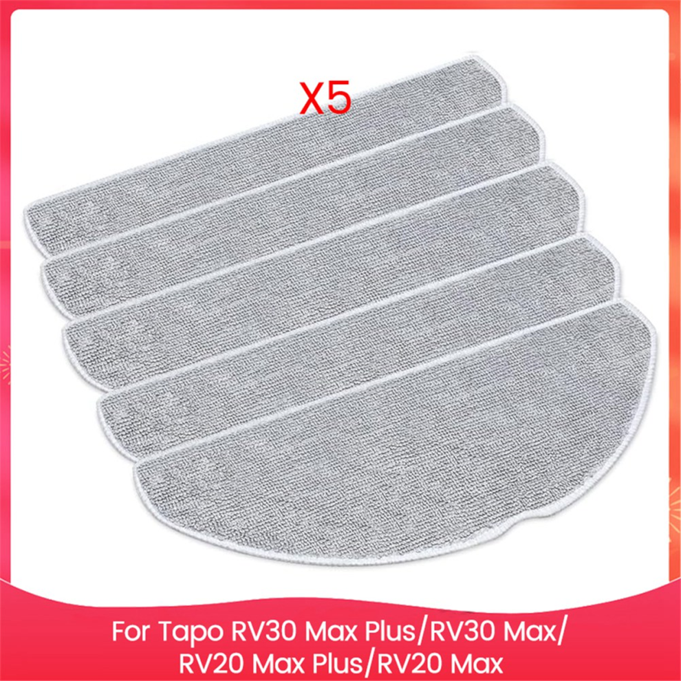 Saudism Washable Mop Cloth for RV30 Robot