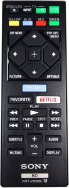 Blu ray player Sony RMT-VB100U Blu-ray Player Remote Control