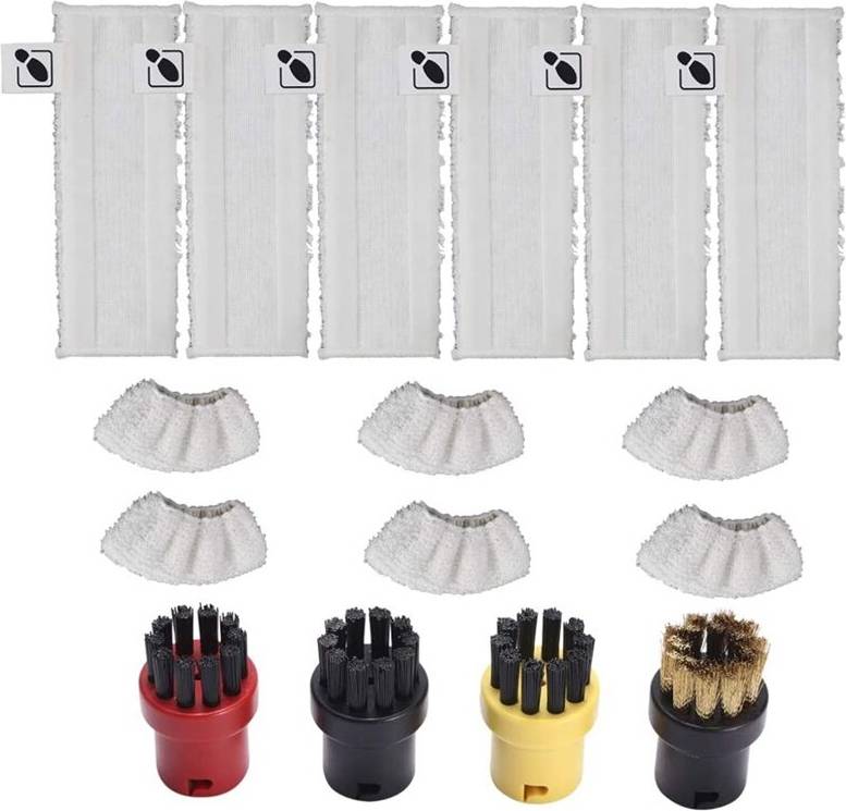 Karcher sc 3 Microvezel Floor Doek Set Colour Ronde Borstels