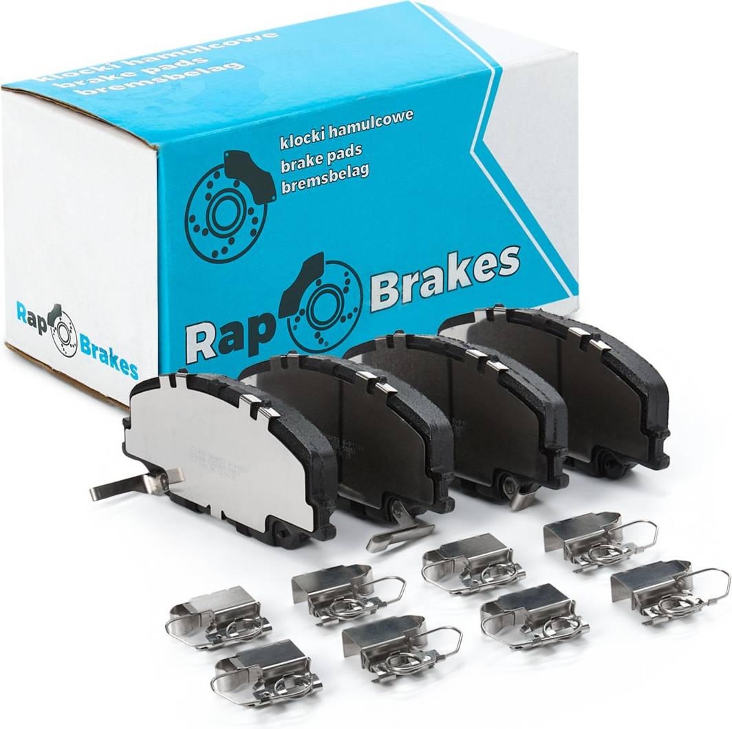 Rap Brakes R-P1684 Brake Pad Set Front Axle