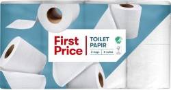 First Price Toiletpapir 8 Ruller 2-Lays