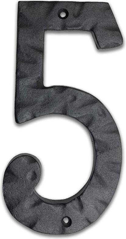 House Numbers for Outside 6 Inch Black Address Numbers