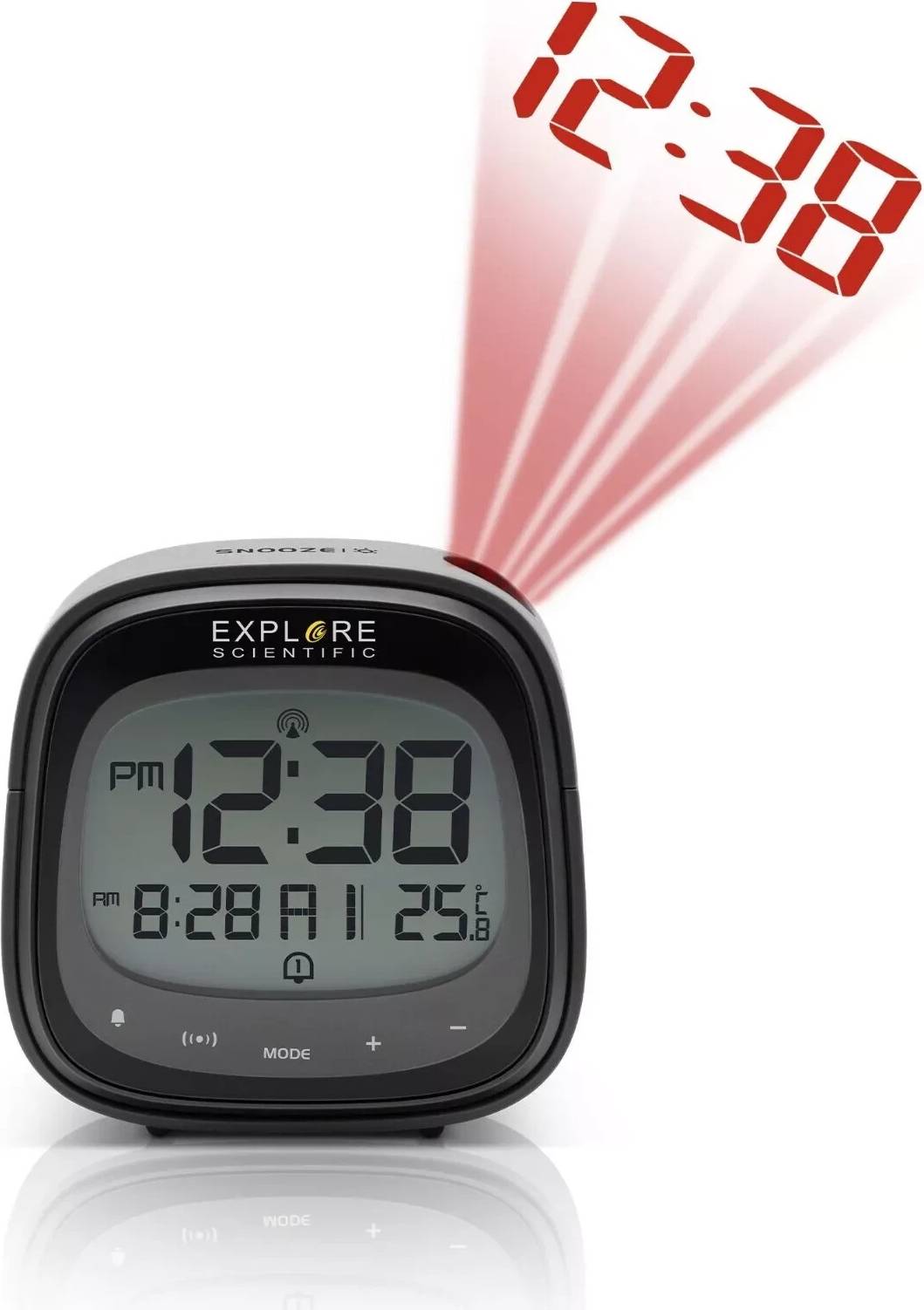Radio alarm clock Explore Scientific Touch Key Radio Controlled Projection Clock