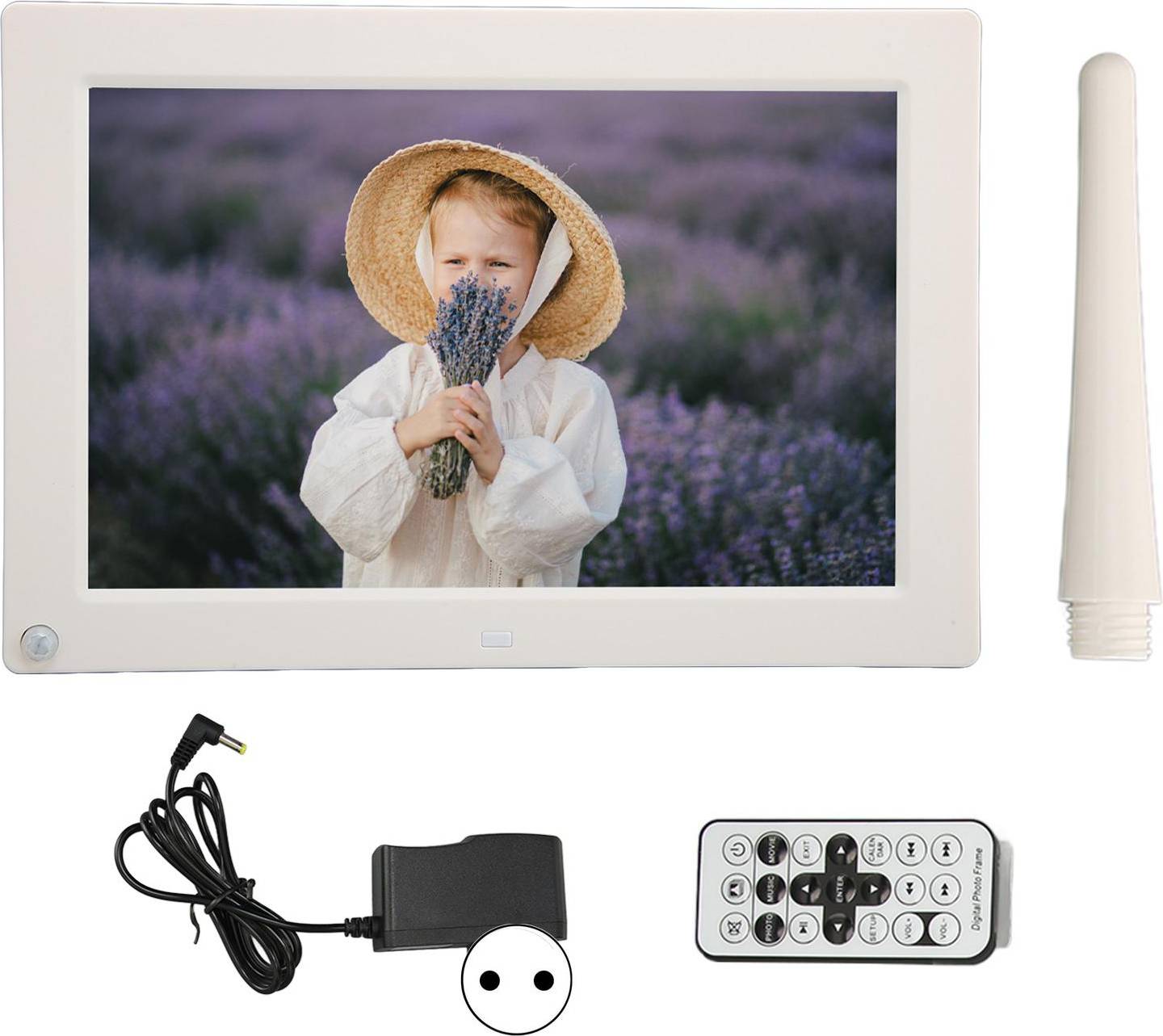 Digital photo frame Digital Photo Frame 10 Inch Motion Sensor HD IPS Screen Remote Control