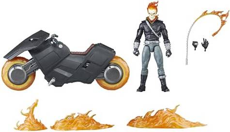 Marvel Legends Series Ghost Rider Action Figure with Motorcycle