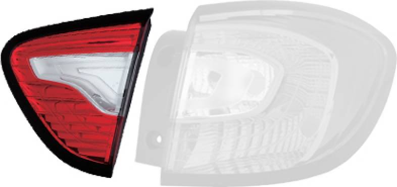 Van Wezel Rear Light Right with Bulb Holder