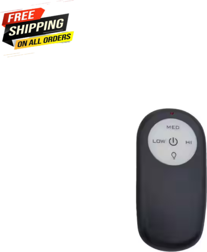 Speed fan Tupperware Merwry 3-Speed Ceiling Fan Remote Control Replacement