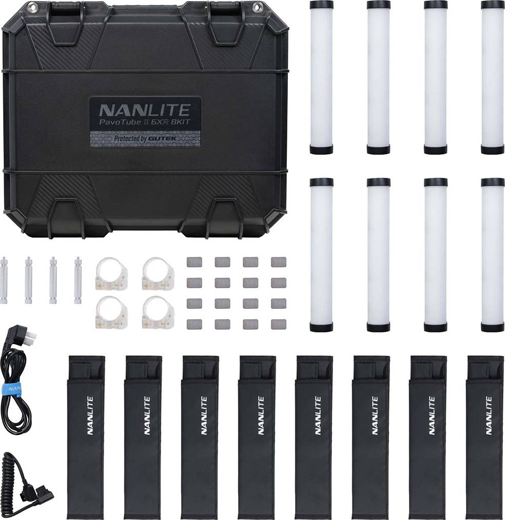 Pavotube II 6XR Light Kit 8 LED Pixel Rohr