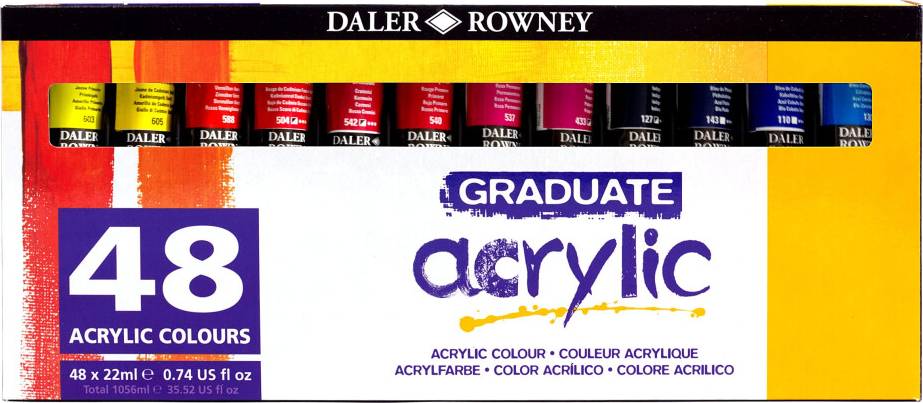 Daler Rowney Graduate 22ml Acrylic Paint Set