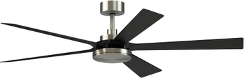 TorchAire 64 Inch Indoor Outdoor Ceiling Fan with LED CCT Select Light Kit
