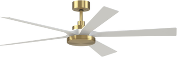 TorchAire 64 Inch Indoor Outdoor Ceiling Fan with LED CCT Select Light Kit