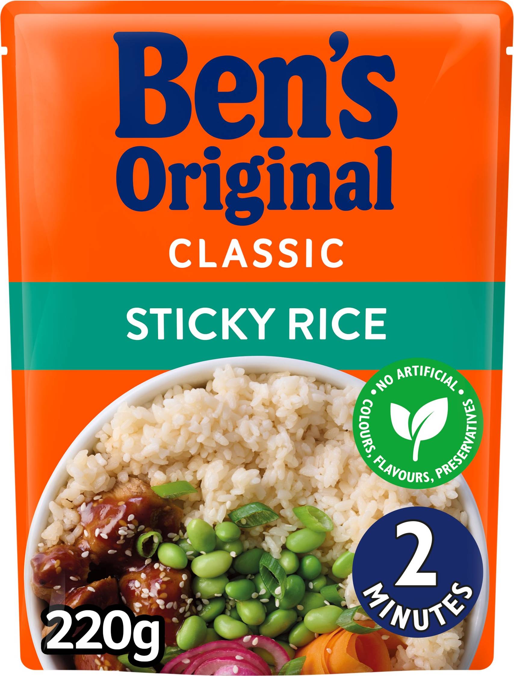 Ben's Original Sticky Rice Microwave Rice 220G