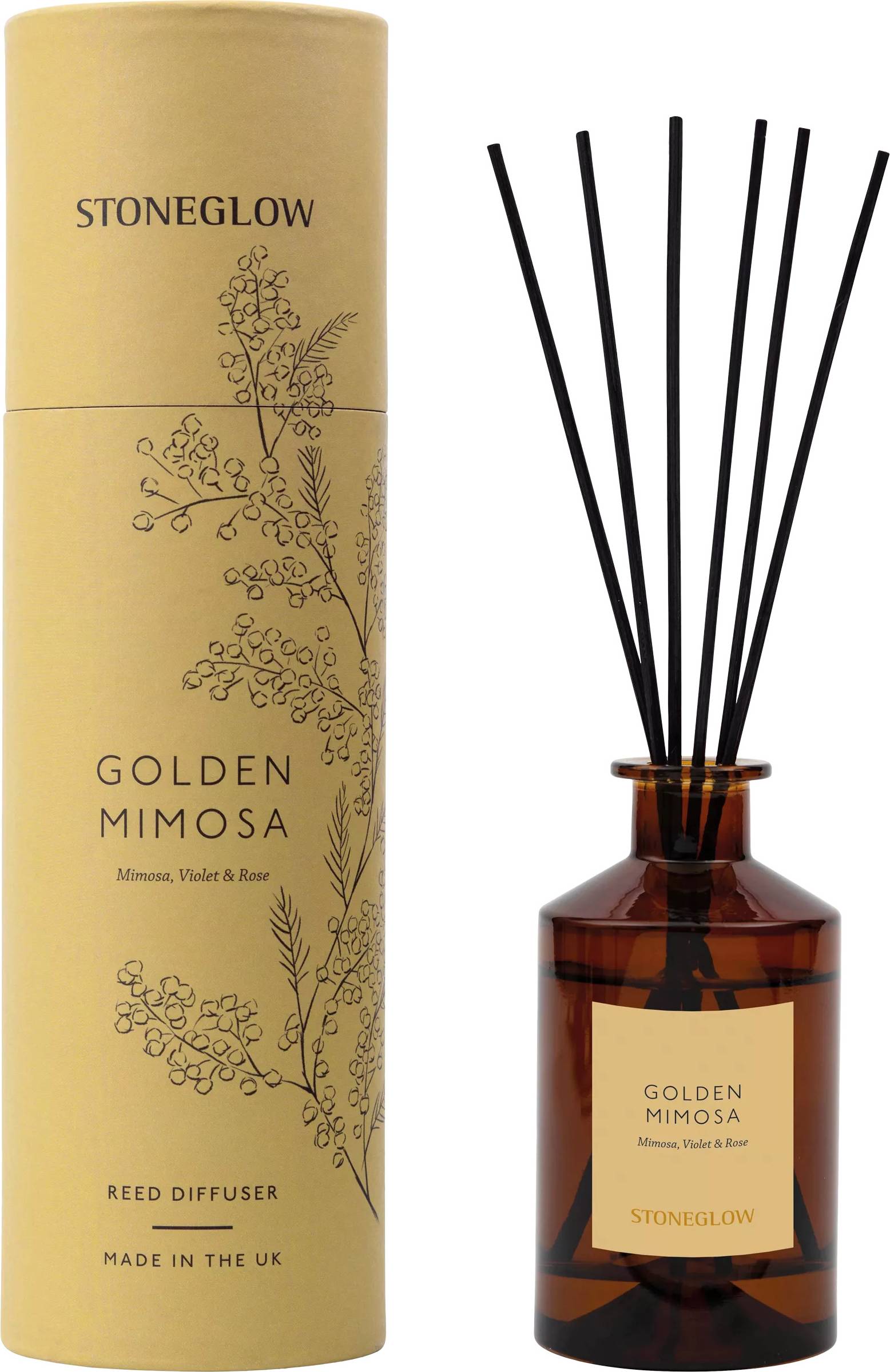 Golden Mimosa Reed Diffuser 160ml Violet Rose