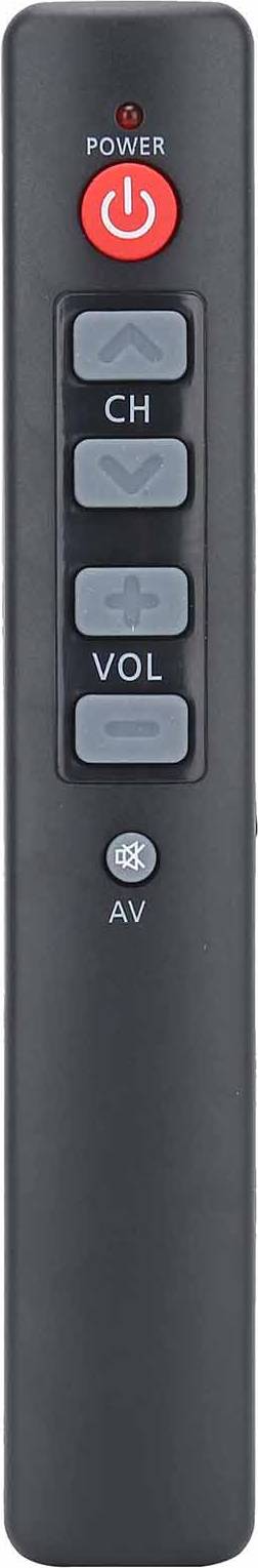 Learning Remote Control with 6 Big Buttons Smart Controller