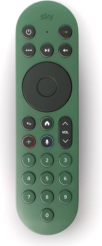Sky Glass And Stream TV Remote Racing Green