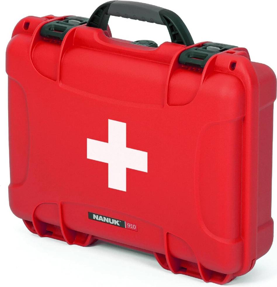 910 First AID Waterproof Hard Case