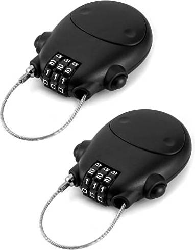 Qwork 2 Pack 3 Digit Combination Lock