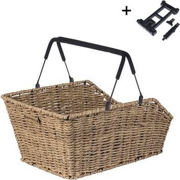 Basil Cento Rattan Look Bagagekurv