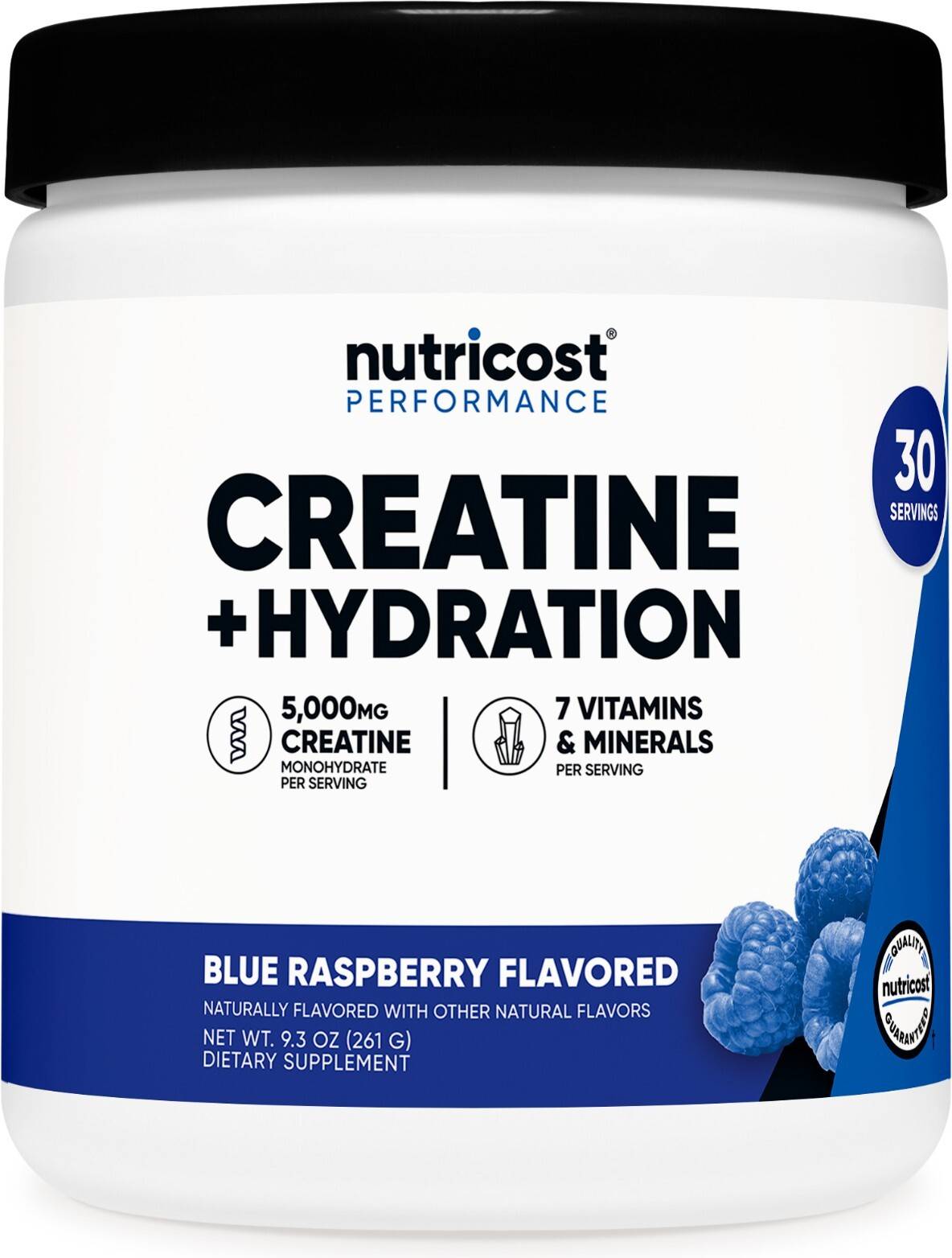 Nutricost Athletic Performance Creatine Hydration Blue Raspberry 9.3 oz