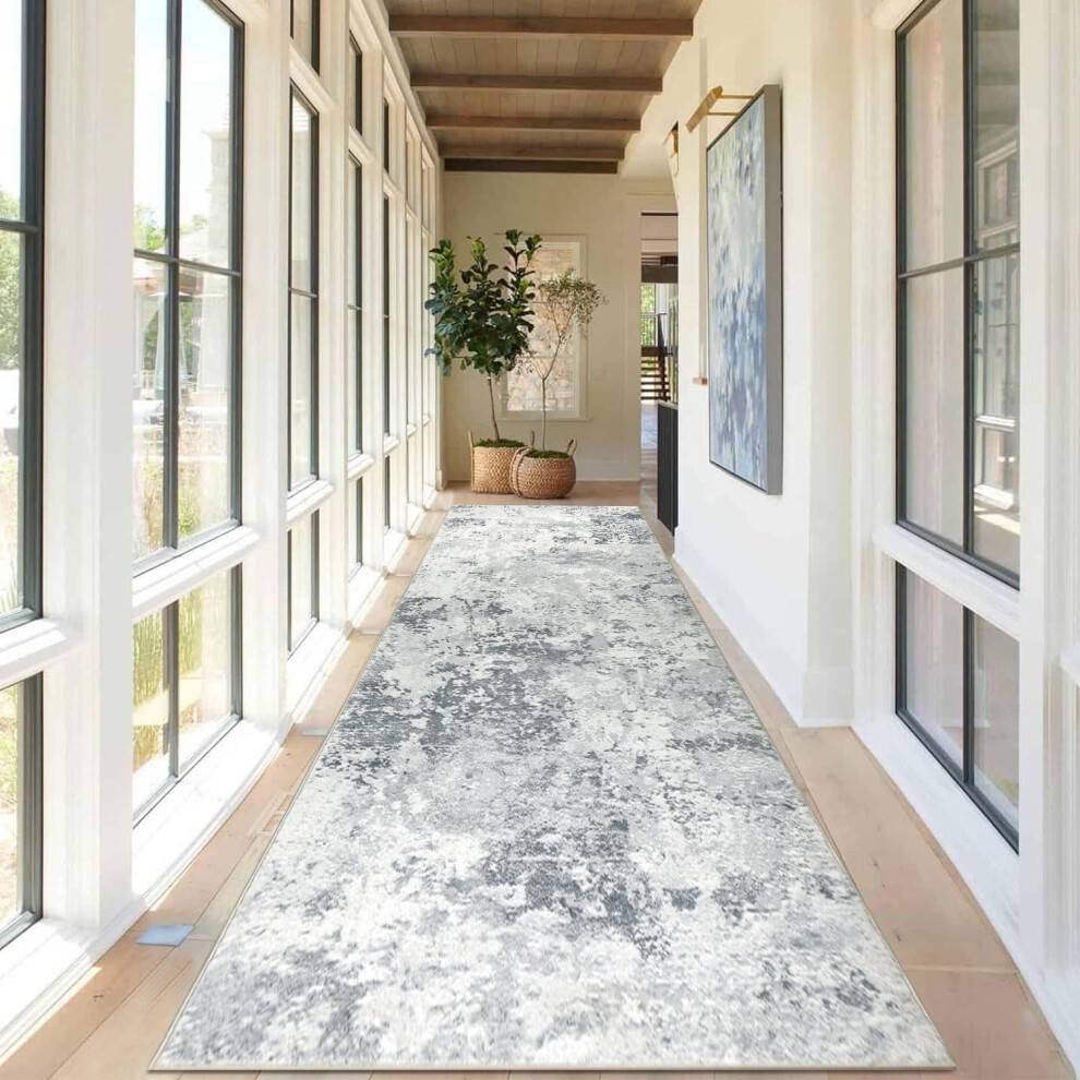 Homcom Abstract Runner Rug 80x300 cm Extra Long