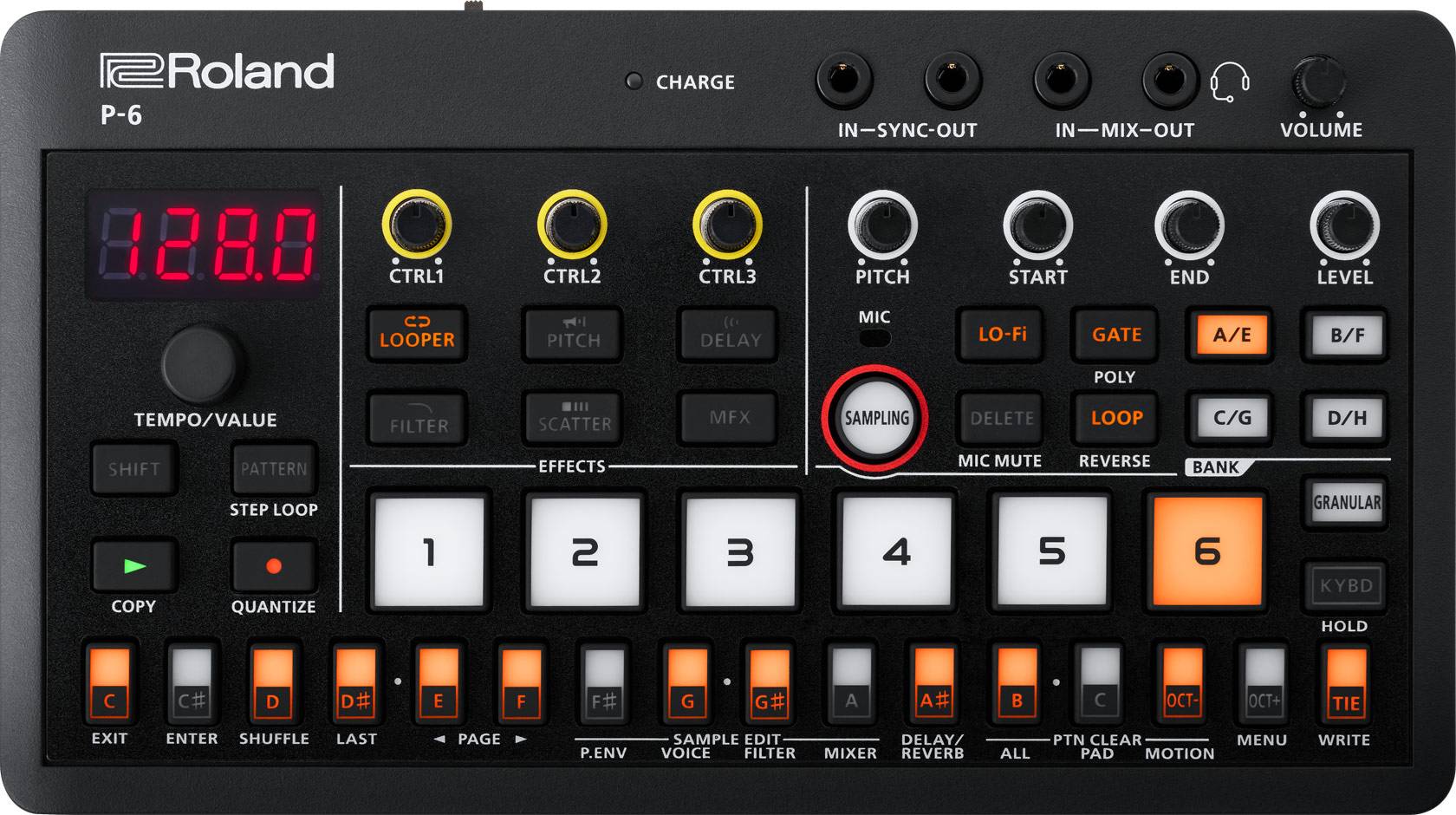 AIRA Compact P-6 Sampler/Sequencer