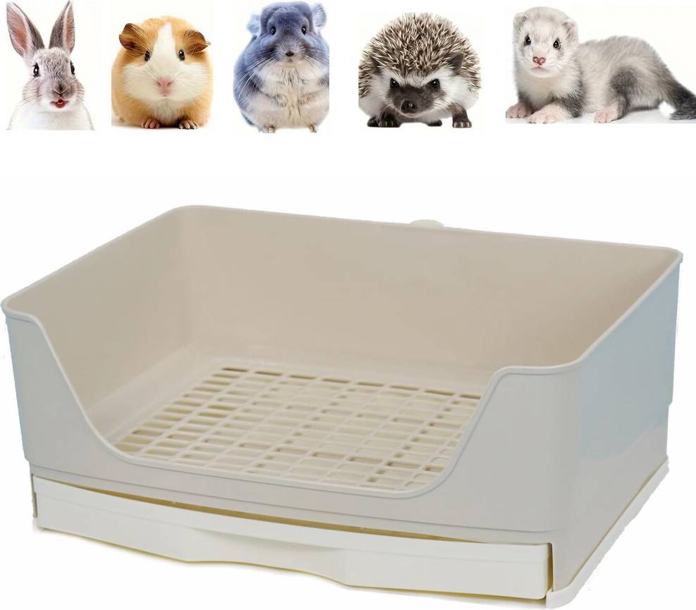 Large Rabbit Litter Tray with Drawer