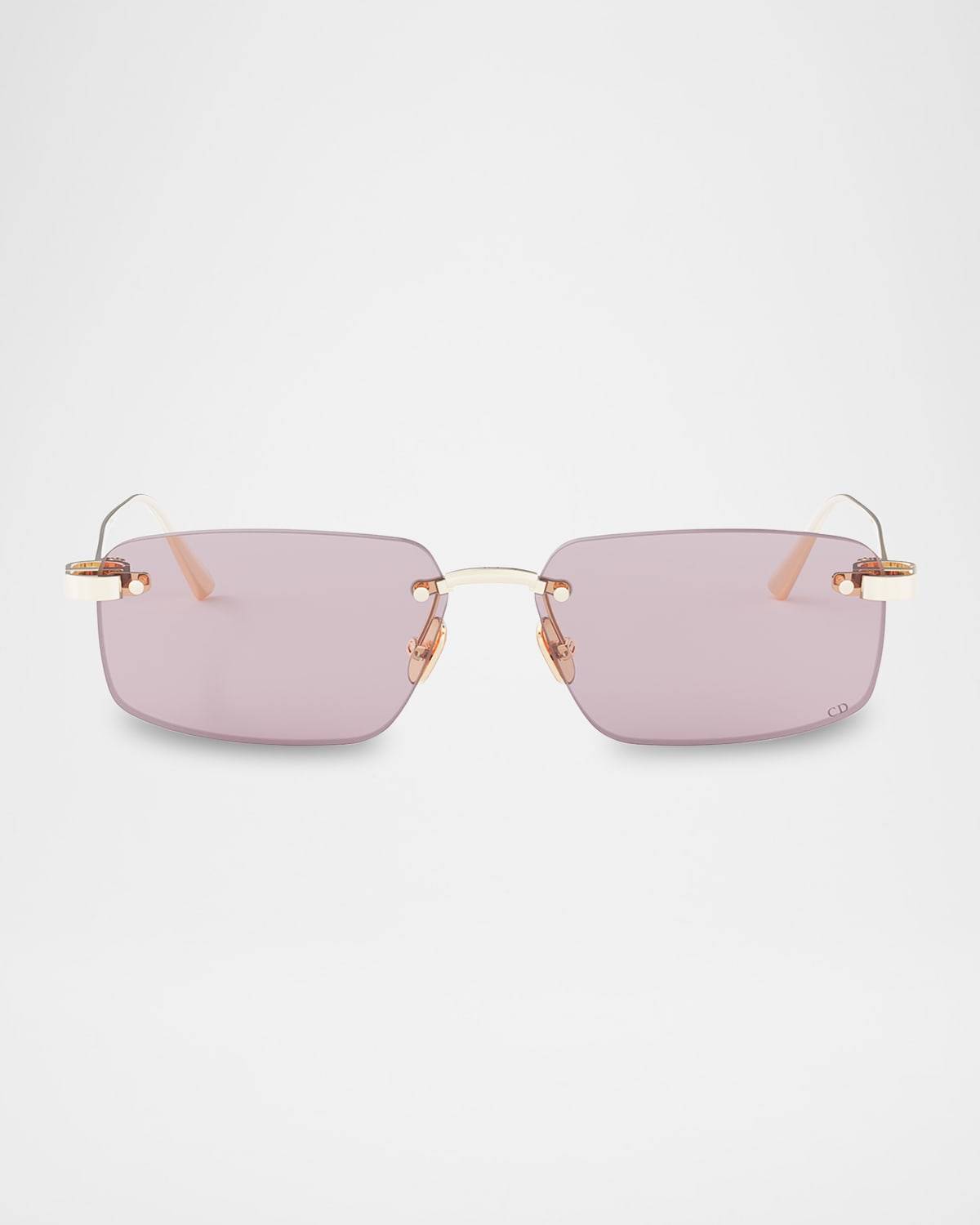 Dior S4U Rimless Square Sunglasses - Yellow